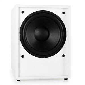 Auna Linie-300-SW-WH aktív subwoofer, AUX, fehér kép