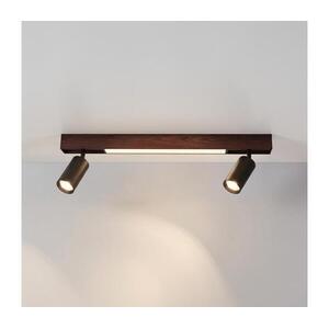 BRILAGI - LED spotlámpa SELE 2xGU10/30W/230V + LED/15W fekete/tölgy dekor WO-LEDSELE60-08-OEM kép