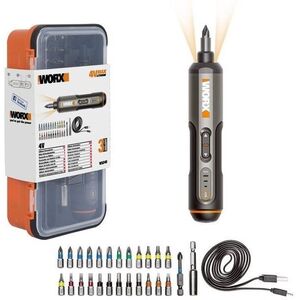 WORX WX240 4 V Akkus csavarhúzó tartozékkészlettel, 25 darab kép