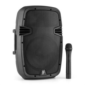 Skytec SPJ-PA910, 400 W, aktív PA hangfal, akkumulátor, bluetooth, USB, SD, MP3, VHF kép