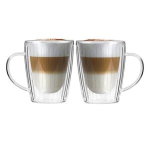 Üveg bögre szett 2 db-os cappucinóhoz 250 ml Livio Duo – Vialli Design kép