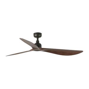 FARO Barcelona FARO 34362WT - Mennyezeti látor OUTWOOD L barna/fekete átm. 150 cm WT IP44 + távirányító 34362T kép