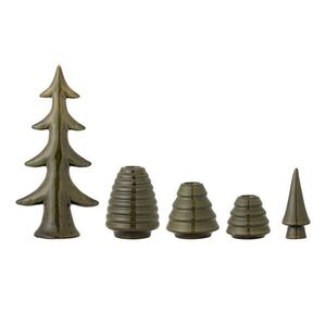 Kőedény gyertyatartó készlet 5 db-os Woods – Bloomingville kép