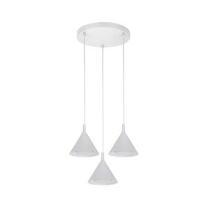 Brilagi - Kábeles csillár CONE TRIPLE ROUND 3xGX53/15W/230V fehér WO-E14-G11-WHT-OEM kép