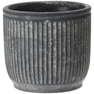 Virágcserép 12x11 cm fekete kép