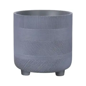 Virágcserép lc5006 szürke 16x17.7 cm kép
