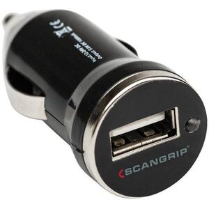 SCANGRIP Car Adaptor 5 V, 12-24 V SCANGRIP lámpa töltő, szivargyújtós kép