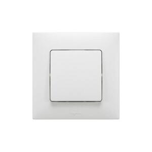 Legrand - 6-os lépcsőházi kapcsoló NILOE kerettel, fehér LR0028+LR0024 kép