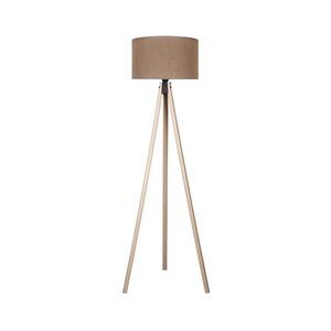 - Állólámpa 1xE27/60W/230V átm. 44 cm barna/bézs AS0463+DU82597 kép