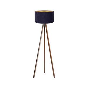 Brilagi - Állólámpa VELVET 1xE27/60W/230V wenge/kék AS0462+DU82467 kép