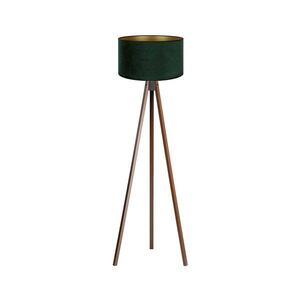 Brilagi - Állólámpa VELVET 1xE27/60W/230V wenge/zöld AS0462+DU82474 kép