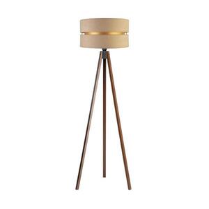 - Állólámpa DUO 1xE27/60W/230V átm. 44 cm bézs/wenge AS0462+DU82672 kép