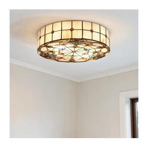 BRILAGI - Tiffany vitrázs mennyezeti lámpa MIRABELLA 2xE27/60W/230V Ø 40 cm BRC-12028A kép