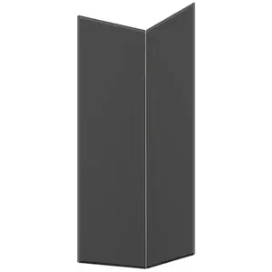 Előlap szekrény Luxeo F16-G60N2(100) vékony keret dark grey kép