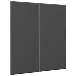 Előlap szekrény Luxeo F16-G80(72) vékony keret dark grey kép