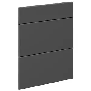 Előlap szekrény Luxeo F16-D60S3-AX vékony keret dark grey kép
