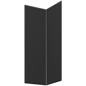 Előlap szekrény Luxeo F16-G60N2(72) vékony keret black kép