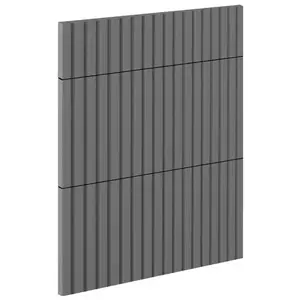 Előlap szekrény Luxeo F14-D60S3-AX ryfla dark grey kép