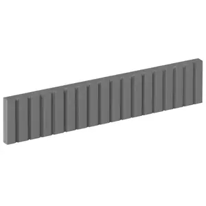 Előlap szekrény Luxeo F14-D60ZK ryfla dark grey kép