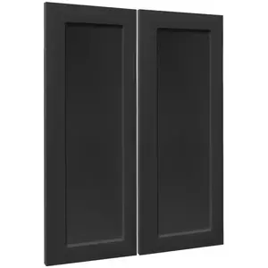 Előlap szekrény Luxeo F15-D80_D80Z keret black kép