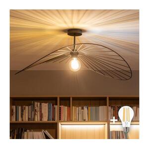 BRILAGI - LED felületre szerelhető csillár CERIA WIRE 1xE27/60W/230V 60x80 cm fekete/bronz BG3989+EG300147 kép