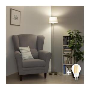 Brilagi - LED állólámpa CERIA 1xE27/40W/230V Ø 25 cm szürke/matt króm EG300183+EG781033 kép