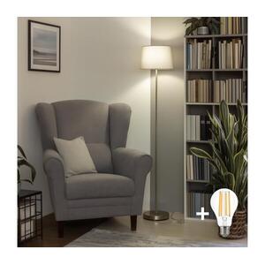 Brilagi - LED állólámpa CERIA 1xE27/40W/230V Ø 30 cm szürke/matt króm EG300183+EG781036 kép