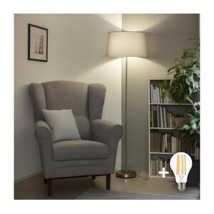 Brilagi - CERIA LED állólámpa 1xE27/40W/230V, átmérő 45 cm, szürke/matt króm EG300183+EG781042 kép