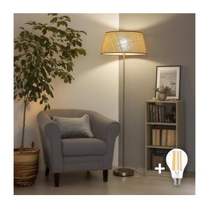 BRILAGI - LED állólámpa CERIA 1xE27/40W/230V átm. 50 cm bézs/matt króm EG300183+EG781084 kép