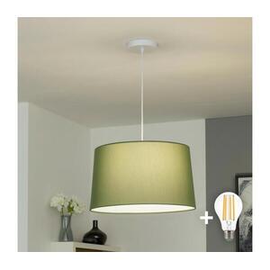 Brilagi - CERIA LED függőlámpa kábelen 1xE27/40W/230V, átm. 45 cm, zöld EG300171+EG781045 kép