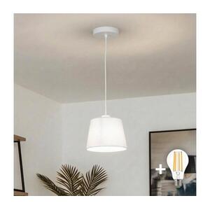 Brilagi - LED csillár kábellel CERIA 1xE27/40W/230V Ø 20, 5 cm fehér EG300171+EG781029 kép