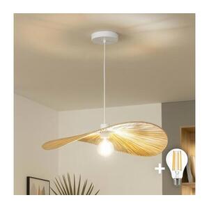 Brilagi - LED csillár kábelen CERIA BOHO 1xE27/40W/230V átm. 60 cm raffia EG300171+EG781095 kép