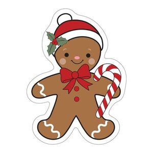 Fleece díszpárna karácsonyi mintával 40x29 cm Perníček – Jerry Fabrics kép