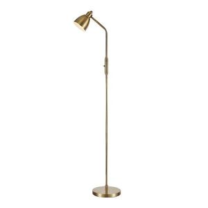 Bronzszínű állólámpa fém búrával (magasság 143 cm) Story – Markslöjd kép