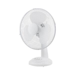 30 cm-es fehér asztali látor, 3 sebességfokozat, 40 W 4738642 kép