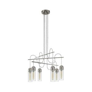 Eglo 96943 - LED Csillár zsinóron ZACHARO 6xE27/4W/230V 96943 kép