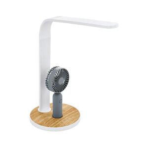 Eglo 55399 - LED dimmelhető asztali lámpa látorral LED/6, 2W/5V 2000mAh fehér/barna 55399 kép