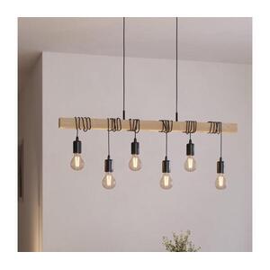 Eglo 55242 - Csillár zsinóron TOWNSHEND 6xE27/60W/230V 55242 kép