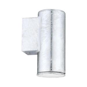 Eglo 30908 - LED kültéri fali lámpatest RIGA 1xGU10/2, 8W/230V IP44 ezüstszínű 30908 kép