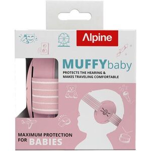 ALPINE Muffy Baby - gyermek zajvédő fejhallgató, Blush kép