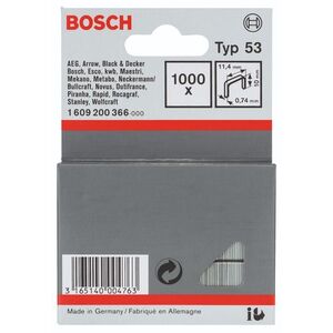 BOSCH 1609200366 Finomhuzal-kapocs, 53-as típus, 11, 4×0, 74×10 mm kép