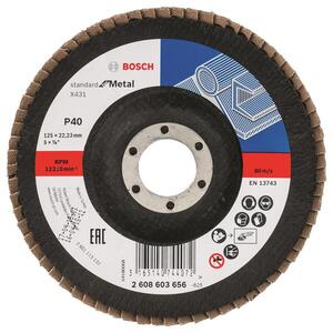 BOSCH 2608603656 X431, Standard for Metal lamellás csiszolókorong kép