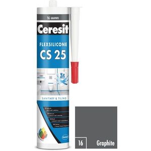 Ceresit szaniter szilikon CS 25 graphite, 280 ml kép