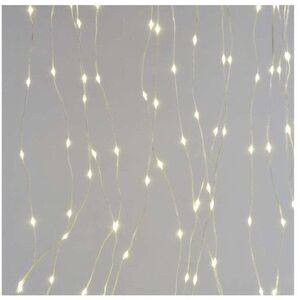 EMOS LED karácsonyi nano fényfüggöny - 2, 9×1, 5 m, kültéri/beltéri, meleg fehér, programok kép