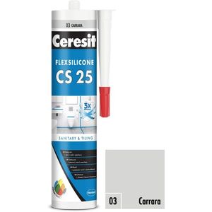 Ceresit szaniter szilikon, CS 25 carrara, 280 ml kép