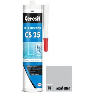 Ceresit szaniter szilikon CS 25 manhattan, 280 ml kép