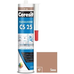 Ceresit CS 25 Szaniter szilikon, siena, 280 ml kép