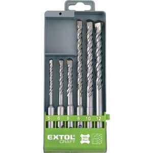 EXTOL CRAFT 23901 SDS PLUS beton fúrófej készlet, 6db kép