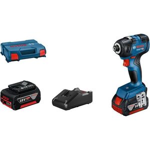 Bosch Professional 06019J2107 GDR 18V-200 akkus ütvecsavarozó + koffer (2 × 4 Ah) kép