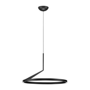 Matt fekete alumínium LED dimmelhető függőlámpa ø 60 cm Tilia – Nova Luce kép
